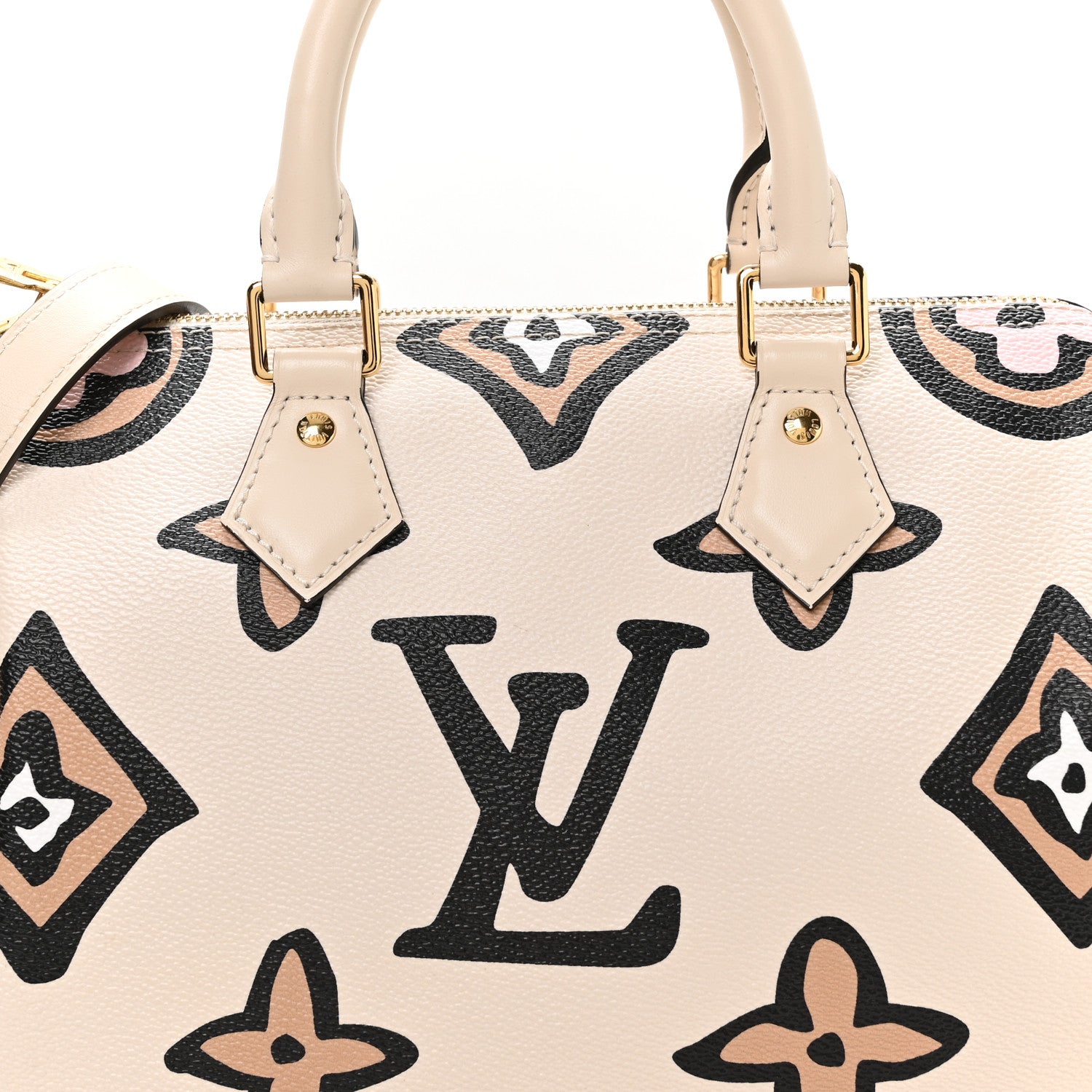 Louis Vuitton Monogram Giant Wild At Heart Speedy Bandouliere 25 Creme 7 of 9