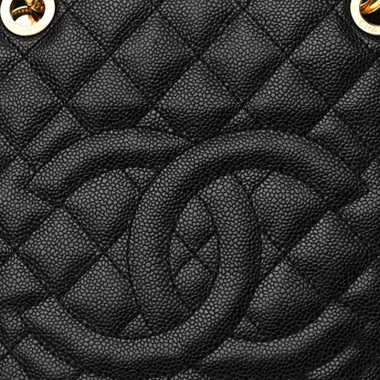 Chanel Caviar Quilted Grand Shopping Tote GST Black 8 of 10