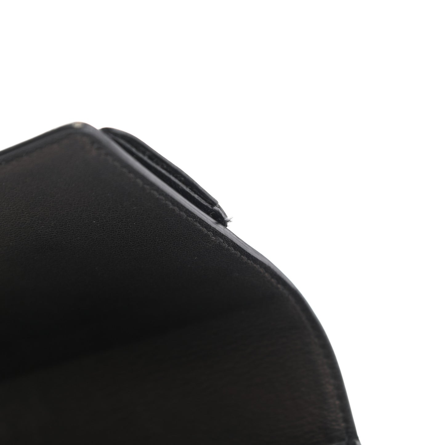 Smooth Calfskin Horizon Continental Wallet Black