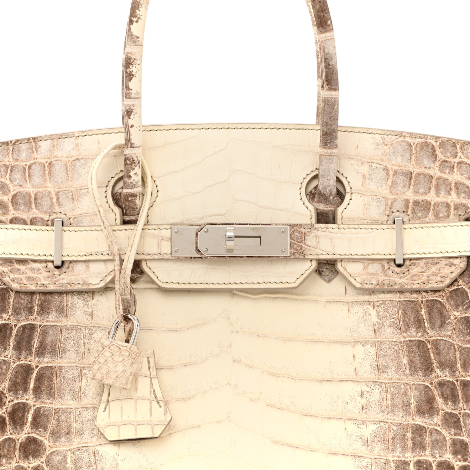 Hermes Matte Niloticus Crocodile Himalaya Birkin 30 Blanc 8 of 15