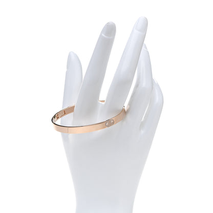 Hermes 18K Rose Gold Diamond PM H D'Ancre Bracelet SH 2 of 5