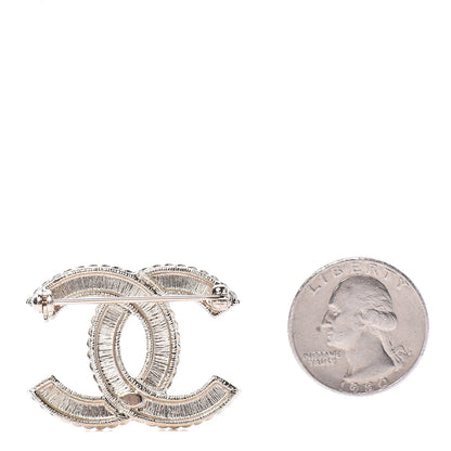 Chanel Pearl Crystal April In Paris CC Brooch Gold 2 of 4