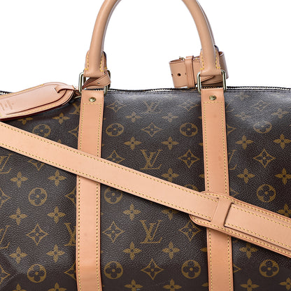 Louis Vuitton Monogram Keepall Bandouliere 55 8 of 12