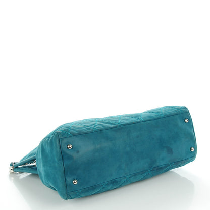 Chanel Iridescent Calfskin Quilted Small Sea Hit Turquoise 4 of 7