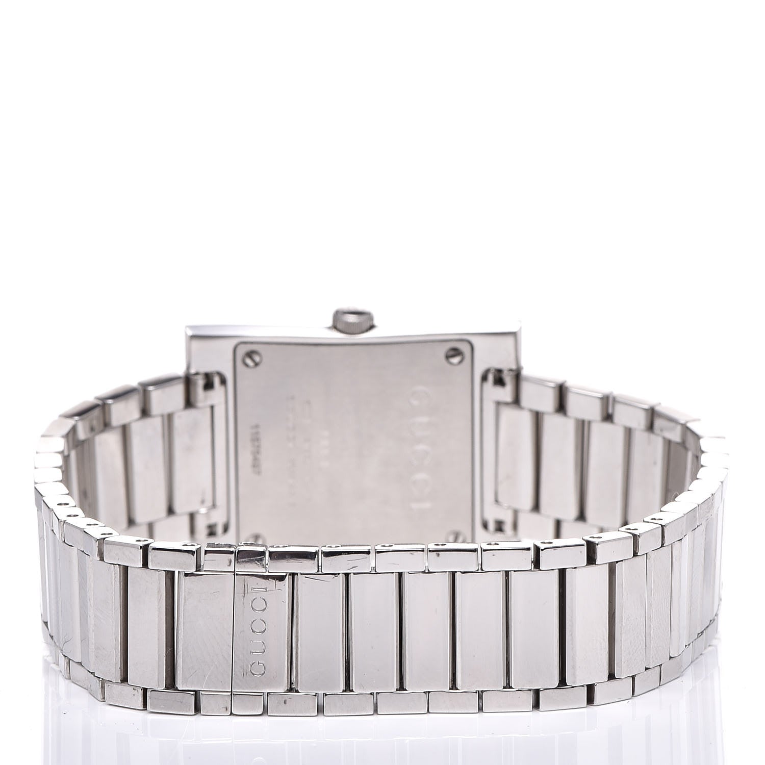 Gucci Stainless Steel Diamond Mother of Pearl 23mm 111L Quartz Watch 4 of 8