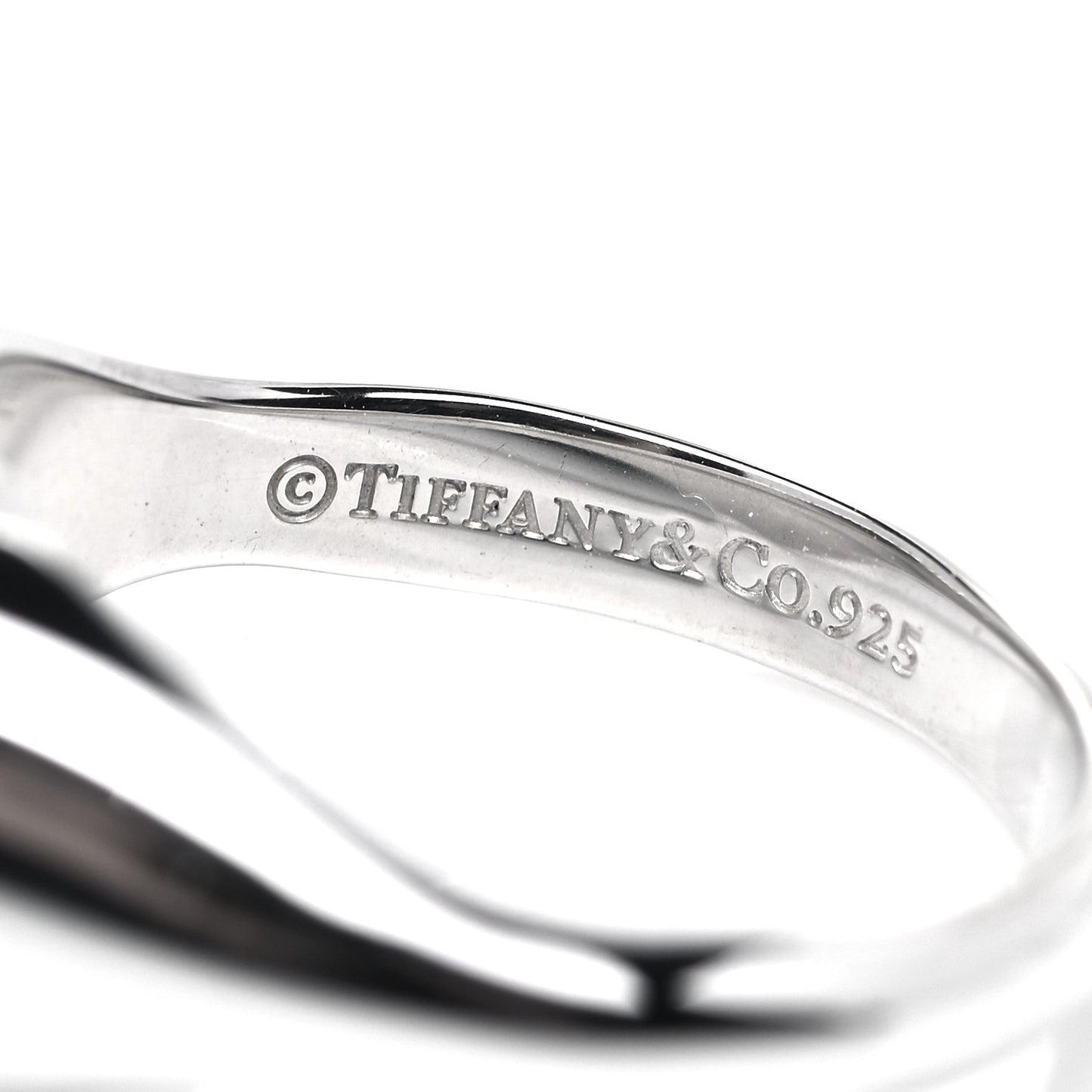 Sterling Silver Return to Tiffany Heart Signet Ring 50 5.25
