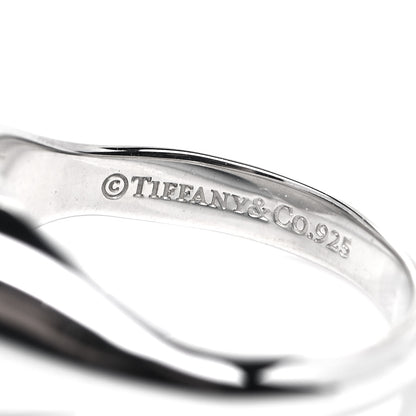 Tiffany Sterling Silver Return to Tiffany Heart Signet Ring 50 5.25 4 of 5