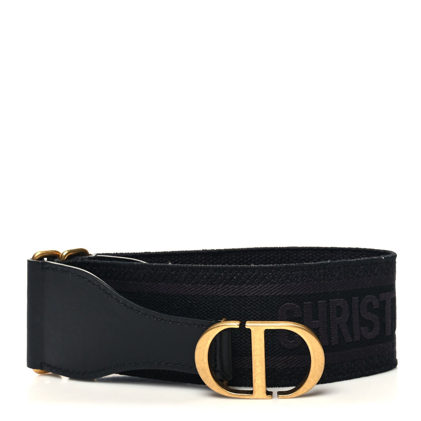 Canvas Embroidered Large Book Belt 75 30 Anthracite