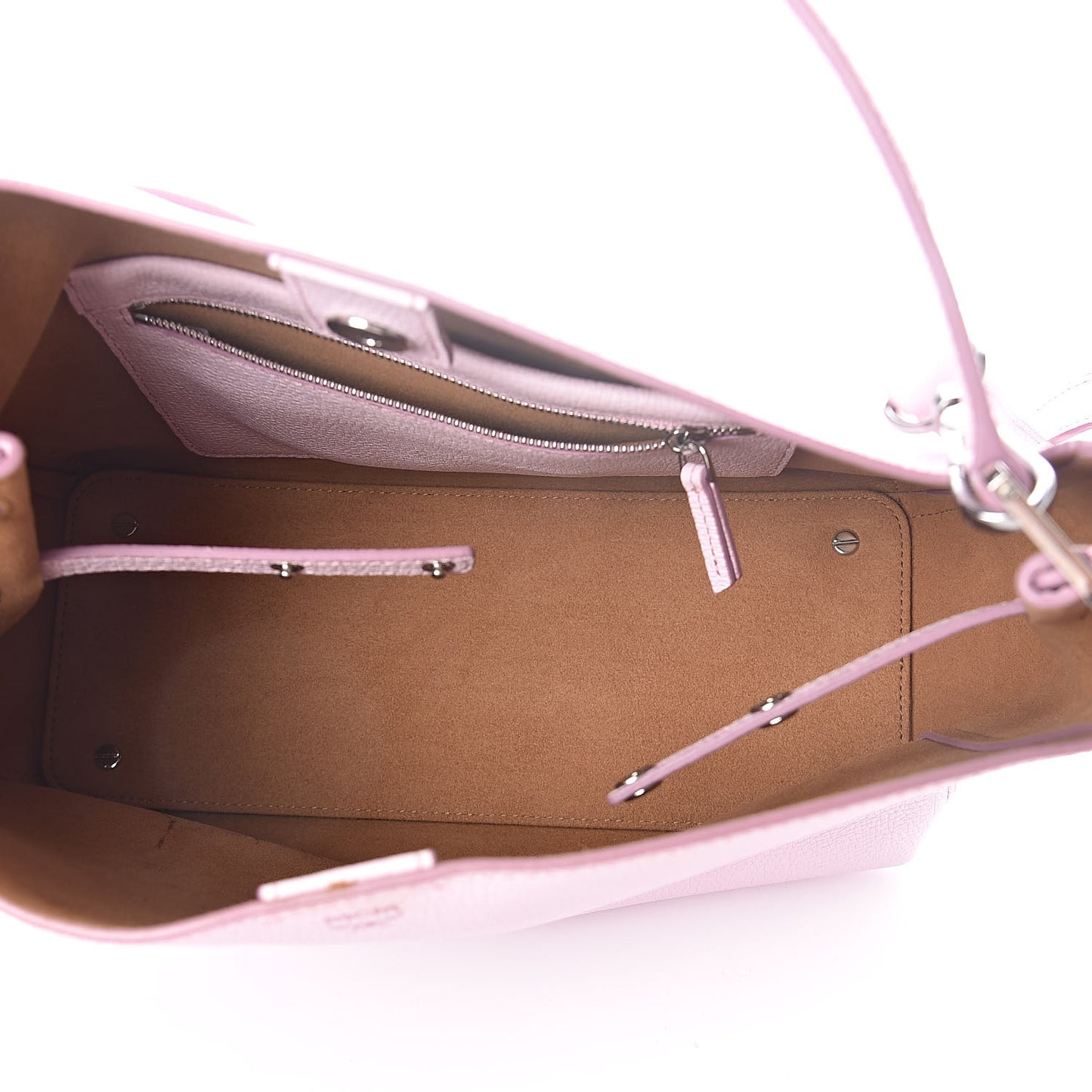 Grained Calfskin Sarah Medium Visetos Hobo Prism Pink