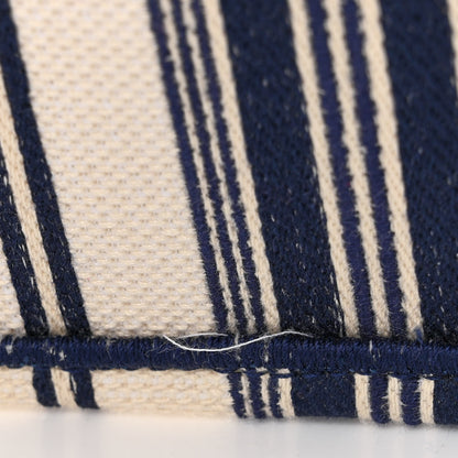 Christian Dior Canvas Embroidered Forte Dei Marmi Striped Book Tote Blue 20 of 22
