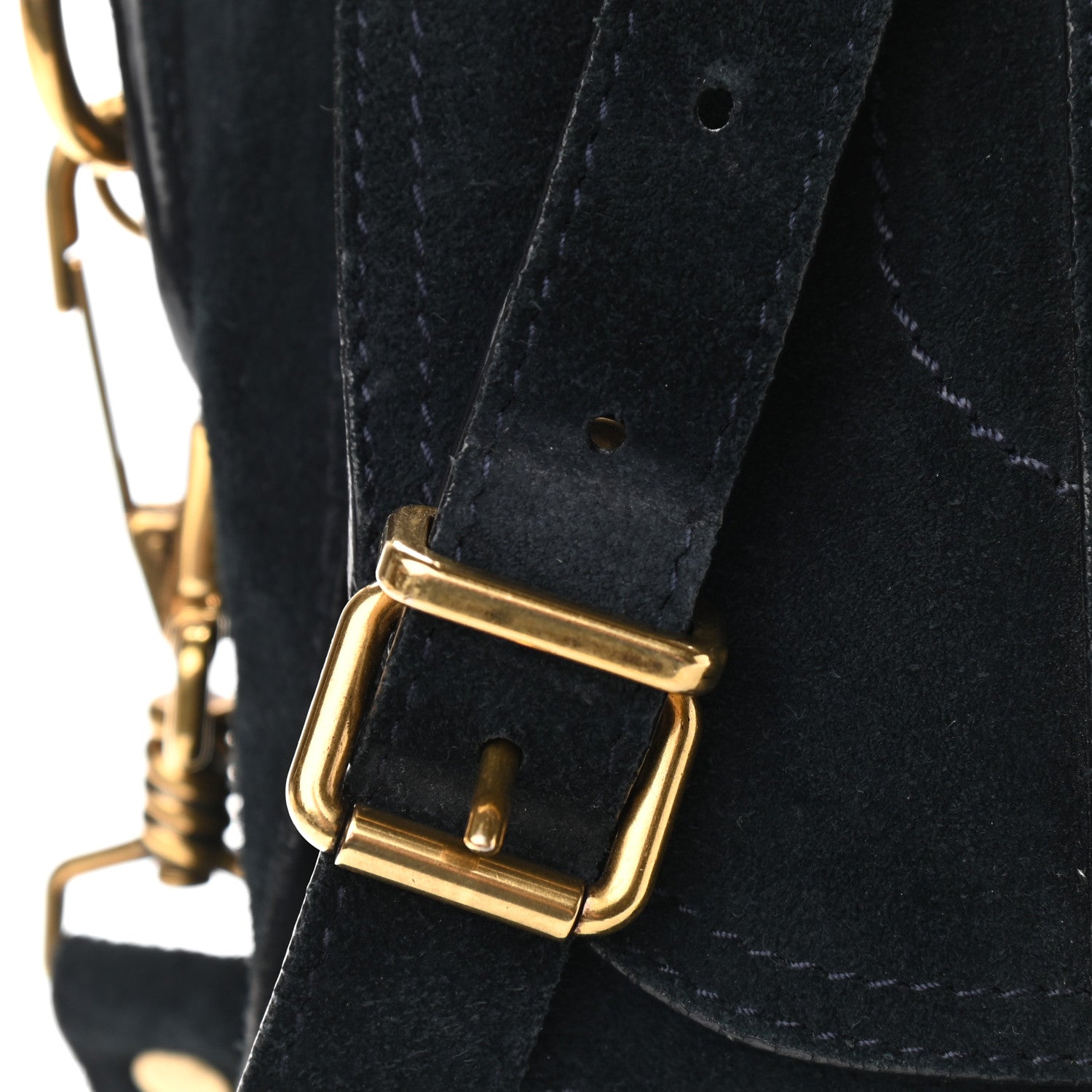 Proenza Schouler Suede Medium PS1 Satchel Navy 16 of 18