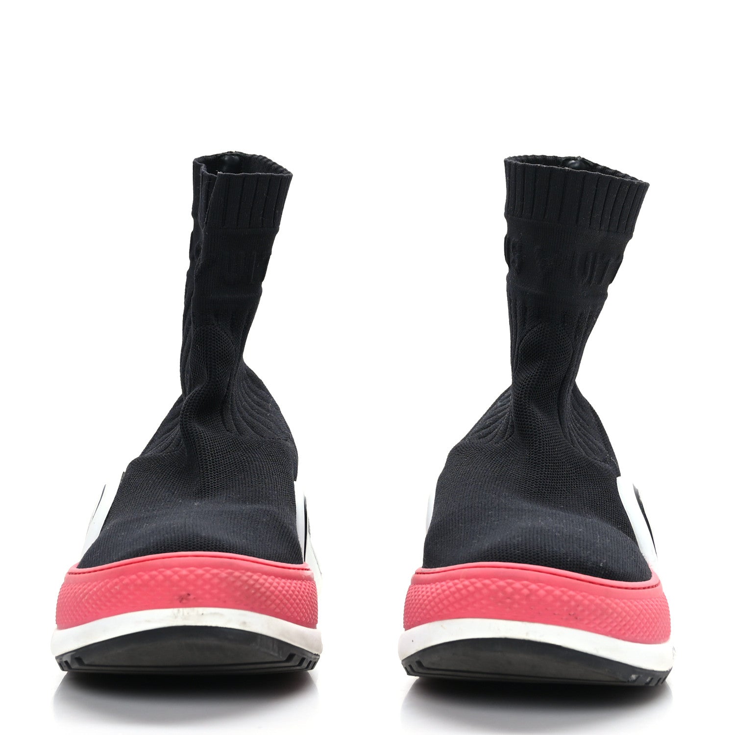 Louis Vuitton Stretch Textile LV Archlight Sneaker Boots 38.5 Fuchsia Black 2 of 7