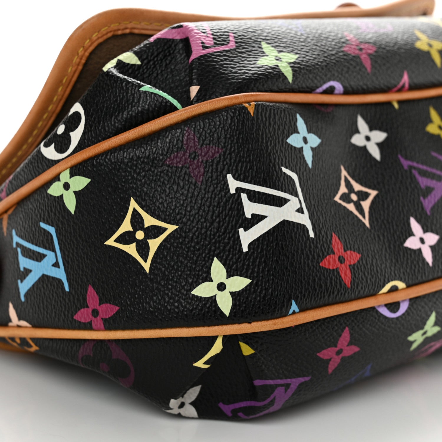 Louis Vuitton Monogram Multicolor Patti Black 8 of 9