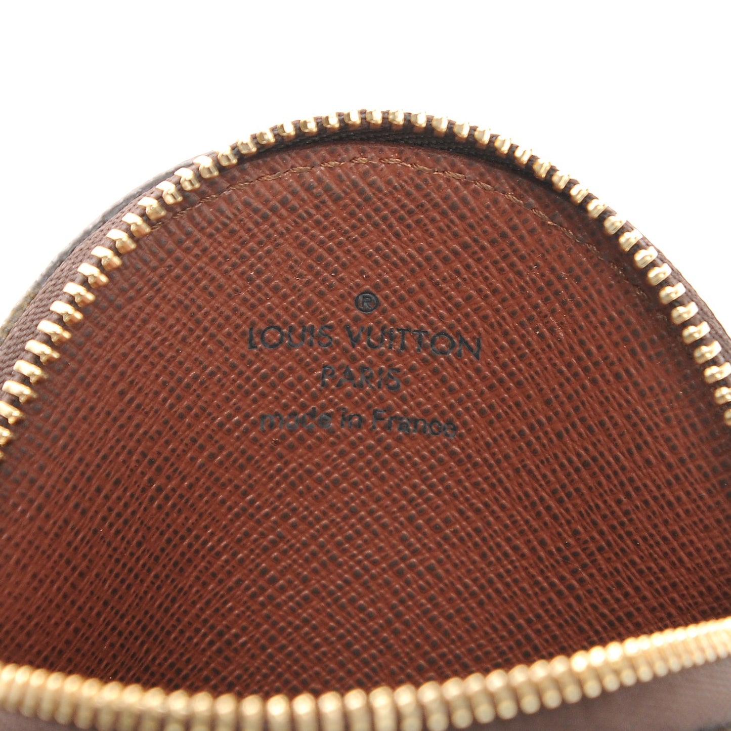Monogram Round Coin Purse