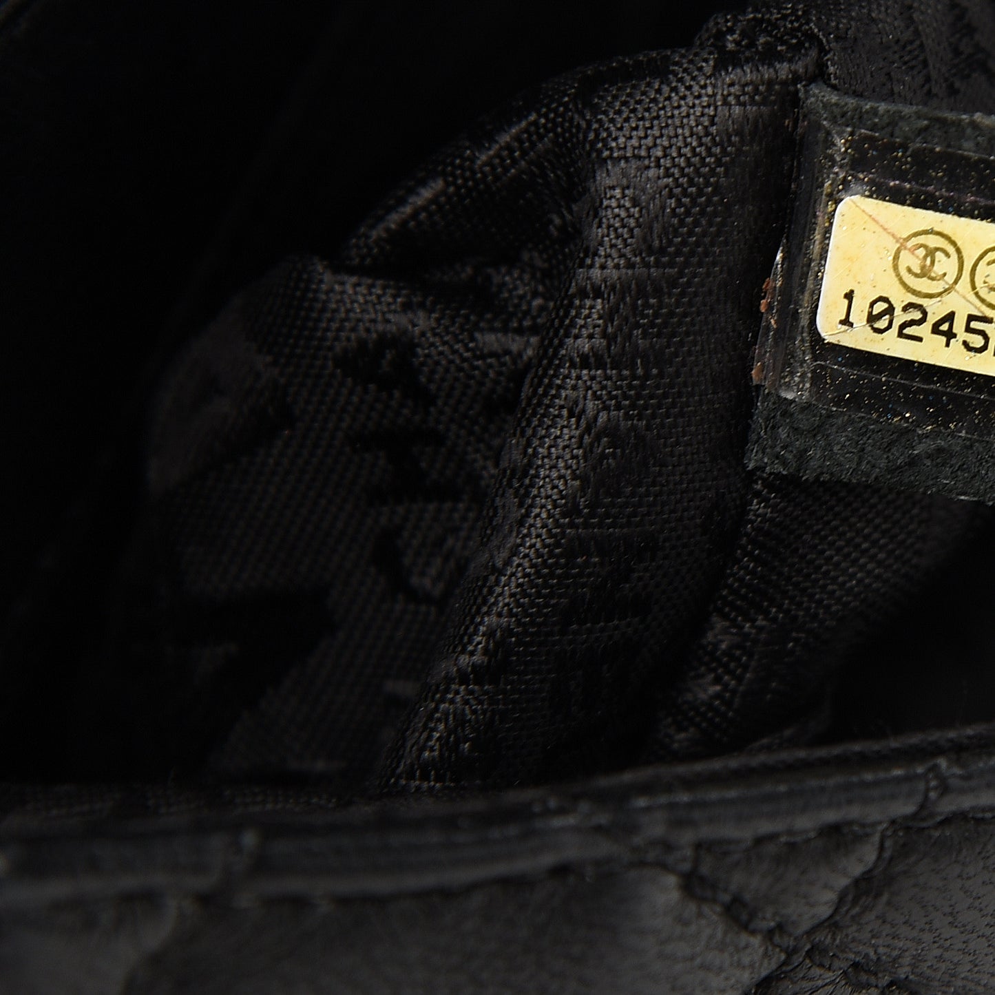 Lambskin Quilted Small Single Flap Black