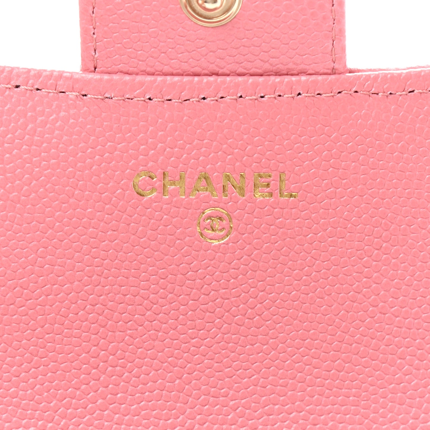 Caviar Quilted Large Gusset Flap Wallet Dark Pink