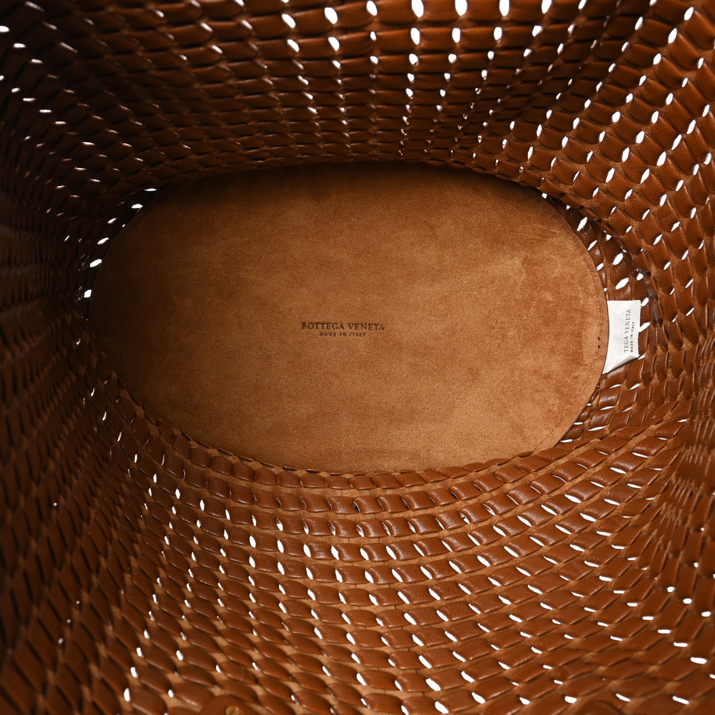 Nappa Intrecciato Rete Tote Wood