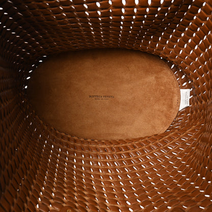 Bottega Veneta Nappa Intrecciato Rete Tote Wood 6 of 11