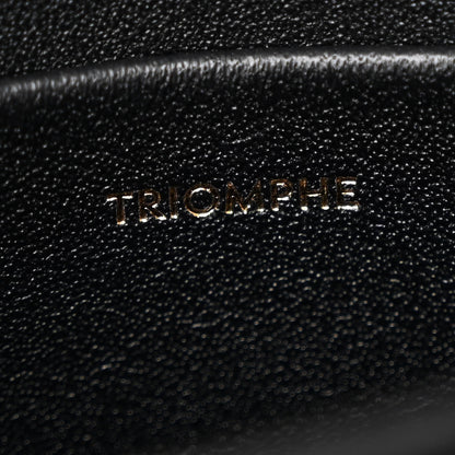 Celine Shiny Calfskin Teen Triomphe Black 8 of 13