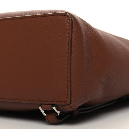 Loro Piana Grained Calfskin L23.5 Extra Pocket Backpack Kummel 9 of 9