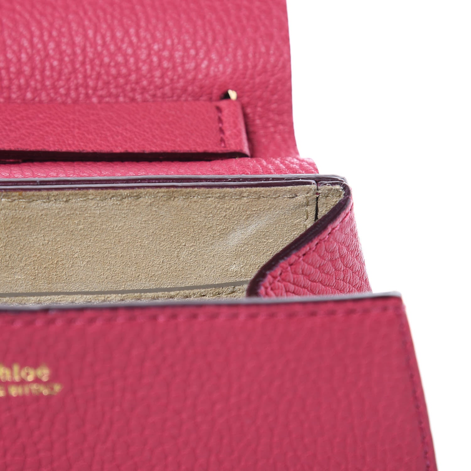 Chloe Grained Lambskin Mini Drew Shoulder Bag Dreamy Pink 7 of 10