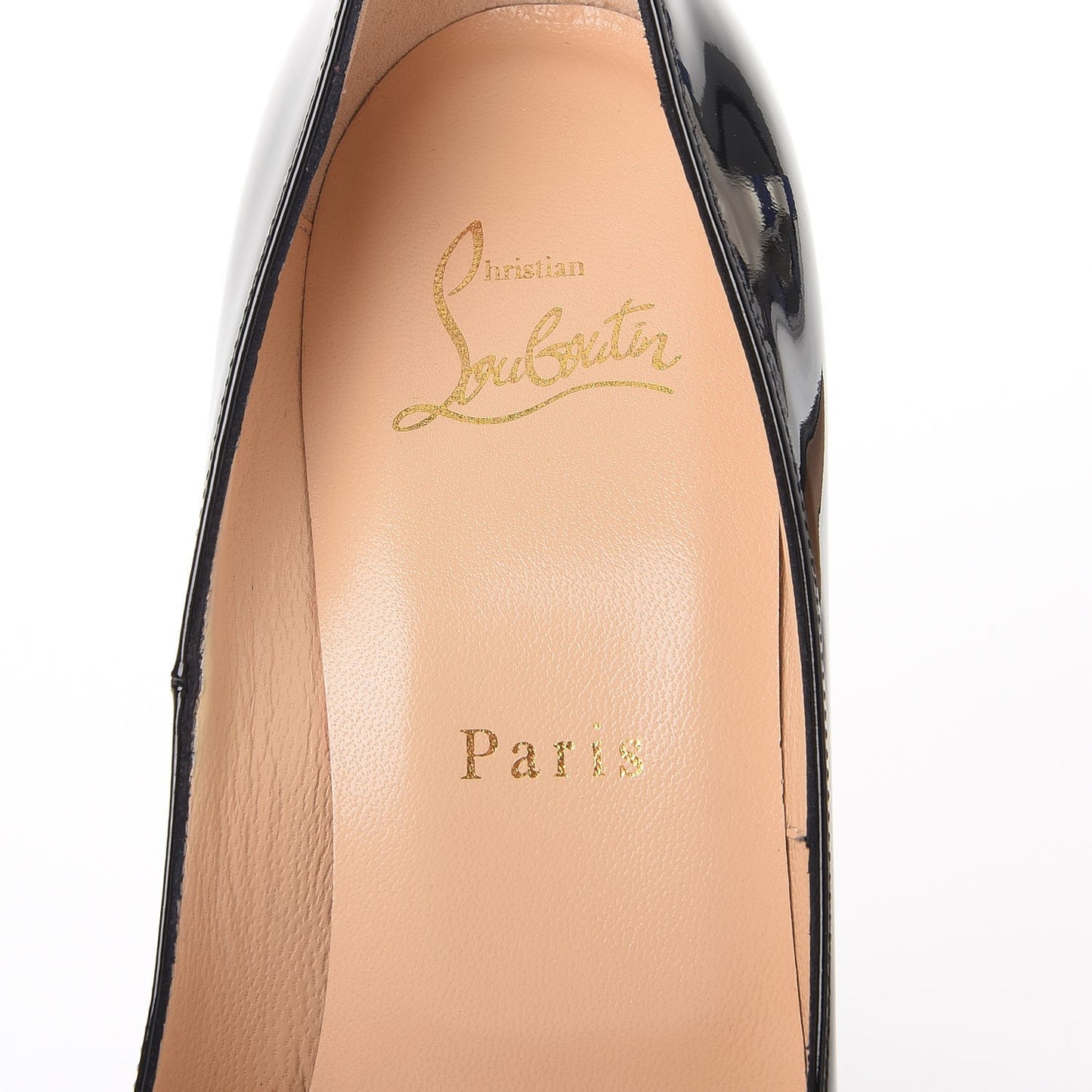 Patent New Very Prive 120 Pumps 37.5 Black Red