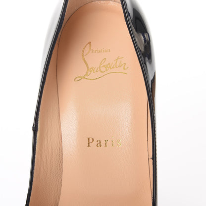 Christian Louboutin Patent New Very Prive 120 Pumps 37.5 Black Red 7 of 10