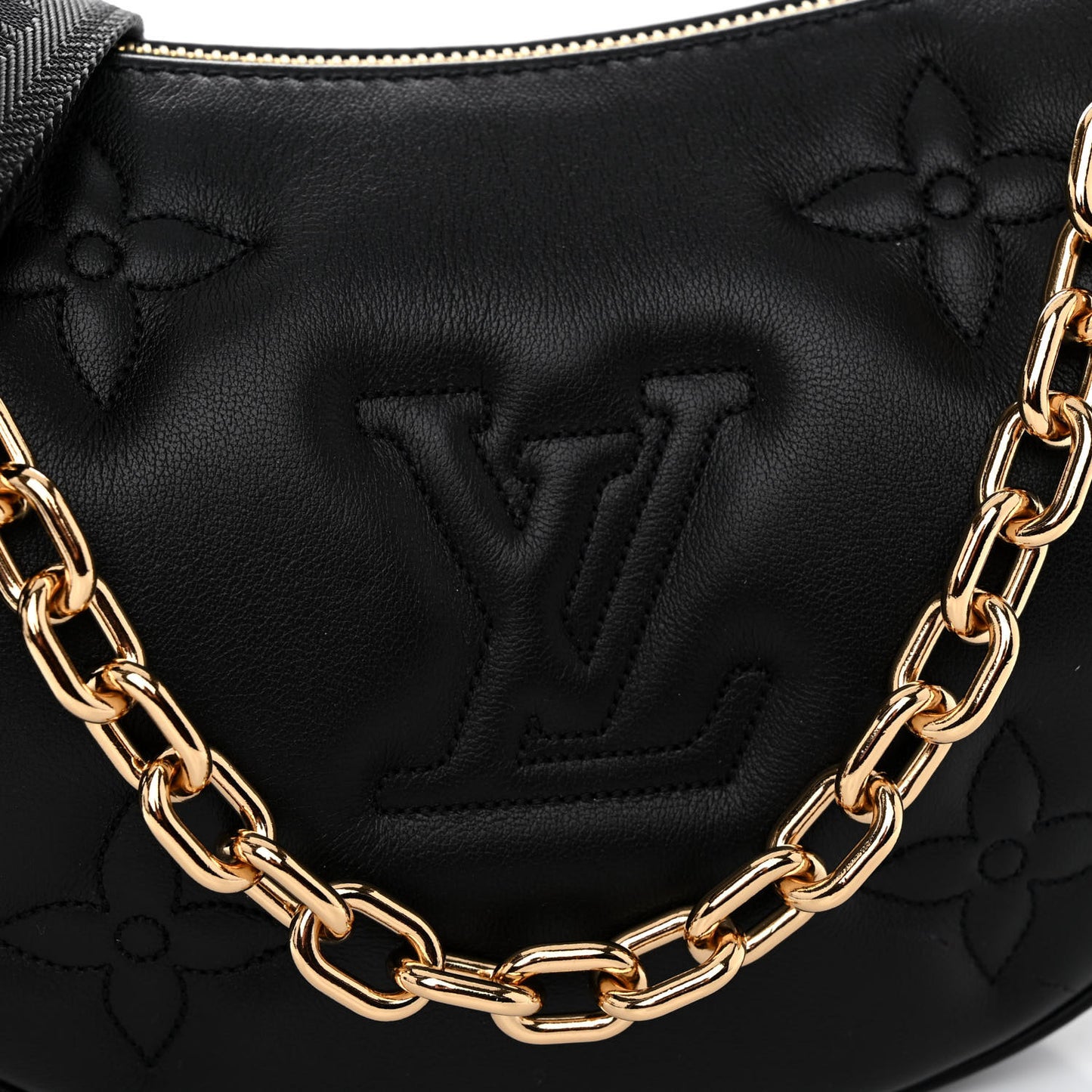 Calfskin Bubblegram Over The Moon Black