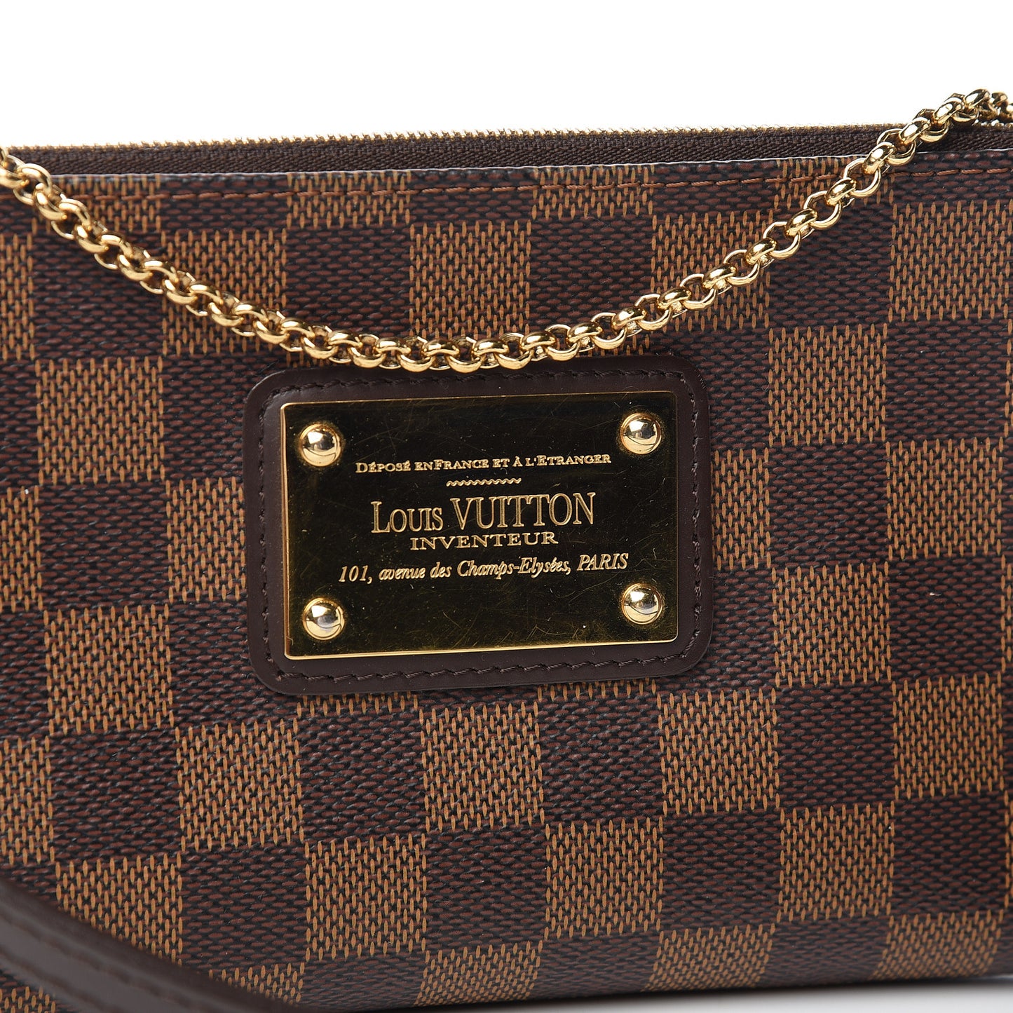 Damier Ebene Eva Clutch