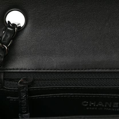 Chanel Lambskin Quilted Mini Rectangular Flap So Black 11 of 12