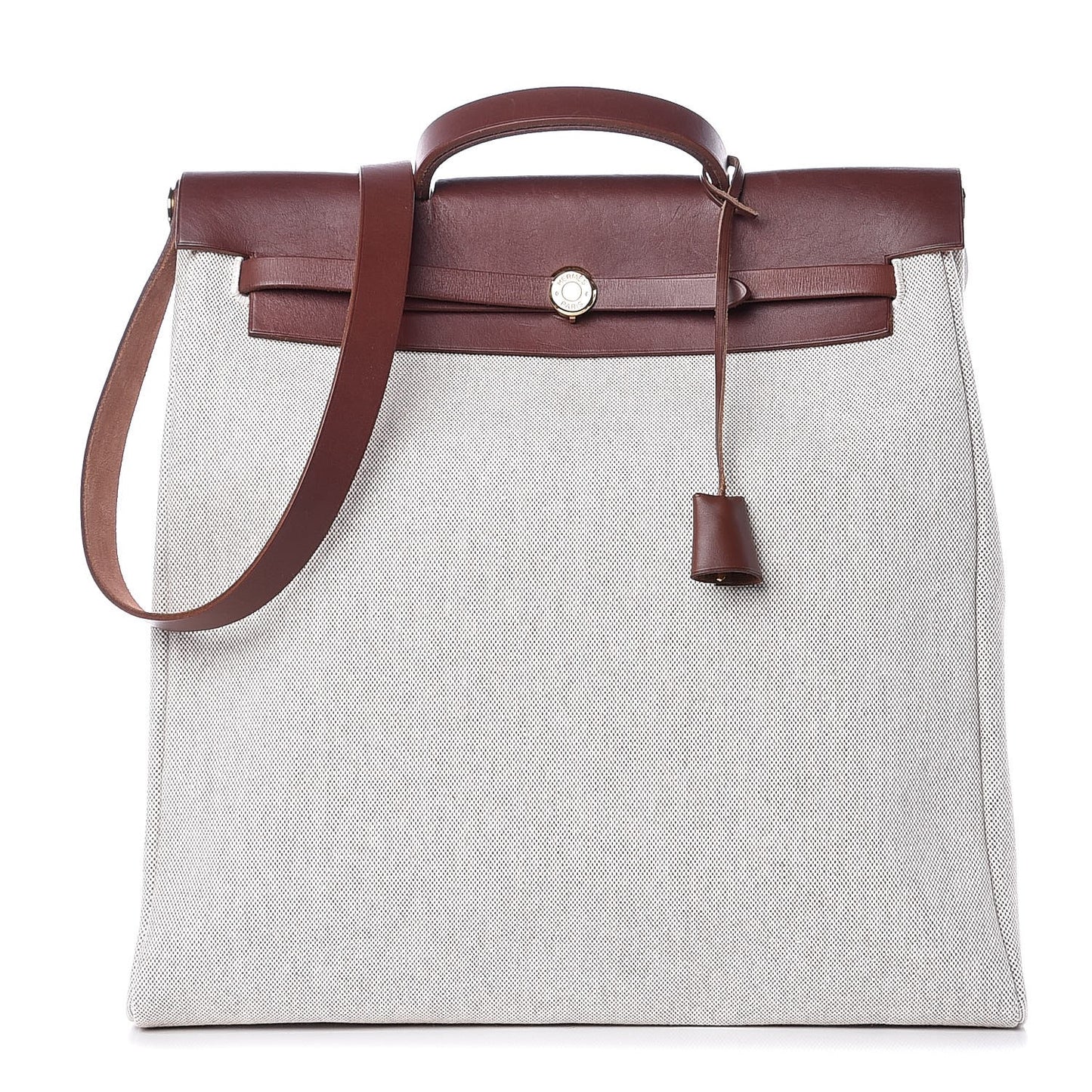 Toile Calfskin Herbag 39 GM Natural