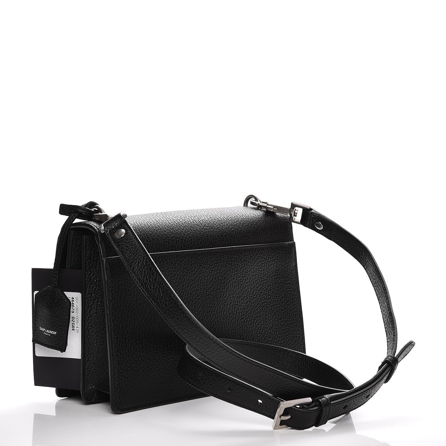 Saint Laurent Grained Calfskin Medium Monogram Sunset Black 3 of 7