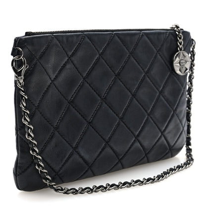 Chanel Lambskin Mineral Nights Wristlet Gold Black 3 of 10