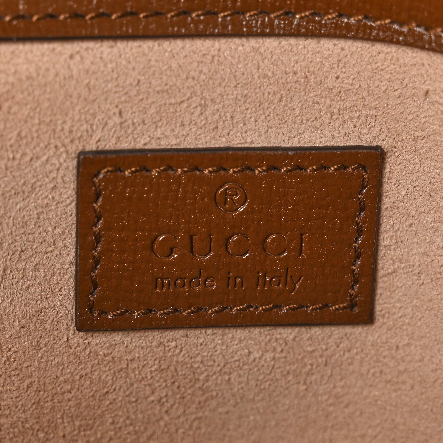 Gucci GG Supreme Monogram Small Horsebit 1955 Chain Shoulder Bag Beige Ebony Brown Sugar 6 of 10