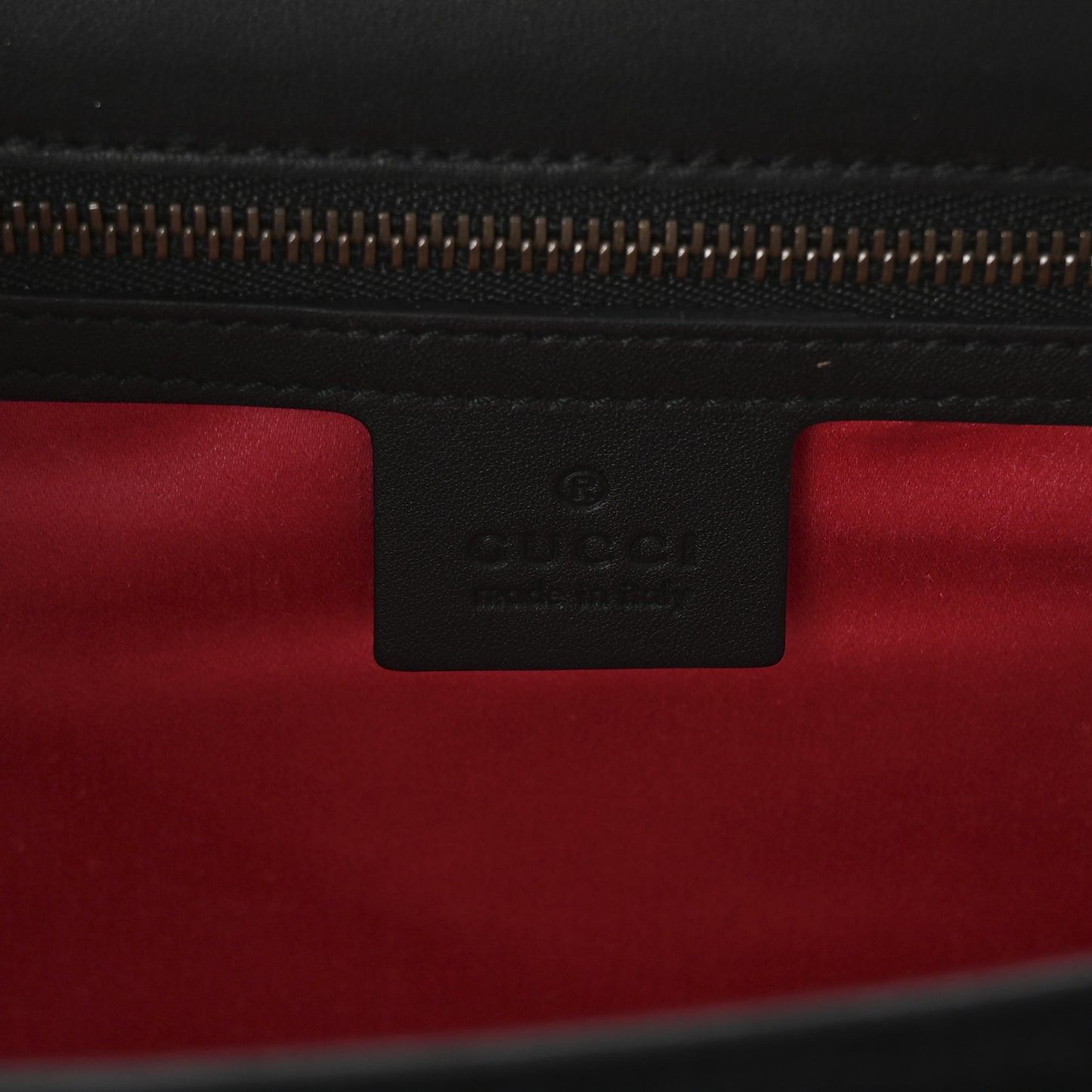 Velvet Matelasse GG Marmont Clutch Black