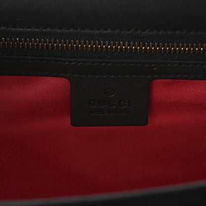 Gucci Velvet Matelasse GG Marmont Clutch Black 6 of 7