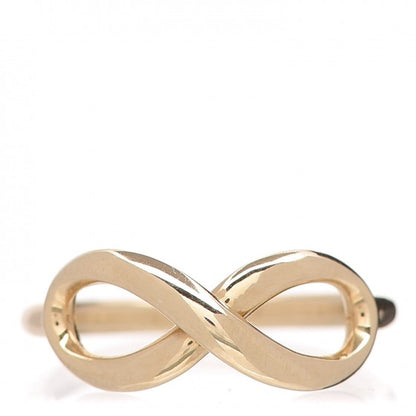 Tiffany 18K Yellow Gold Infinity Ring 54 7 1 of 5