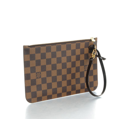Louis Vuitton Damier Ebene Neverfull MM GM Pochette 3 of 8