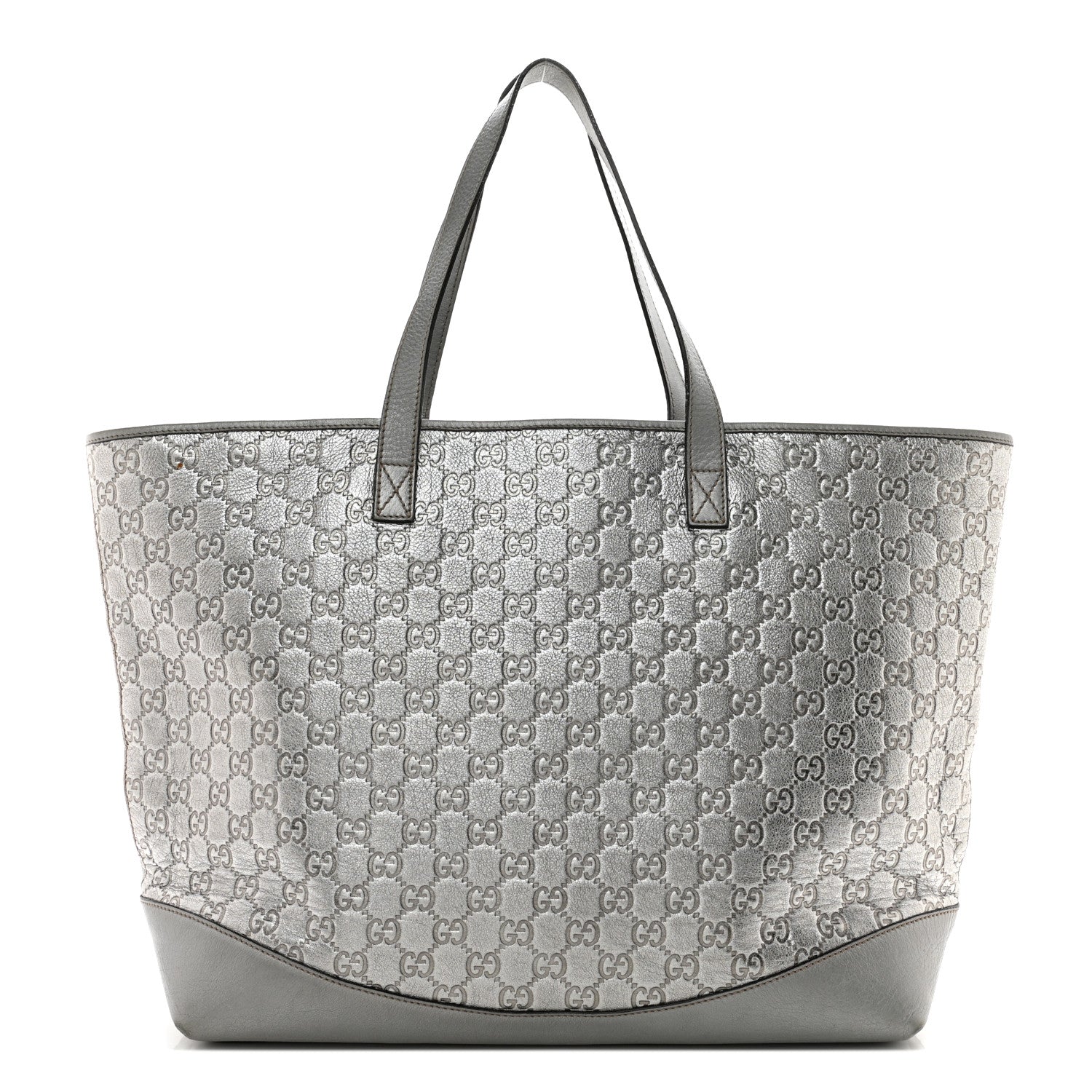 Gucci Guccissima Large Tote Silver 1 of 15