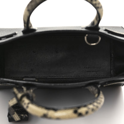 Saint Laurent Grained Calfskin Python Embossed Nano Sac De Jour Black 5 of 6