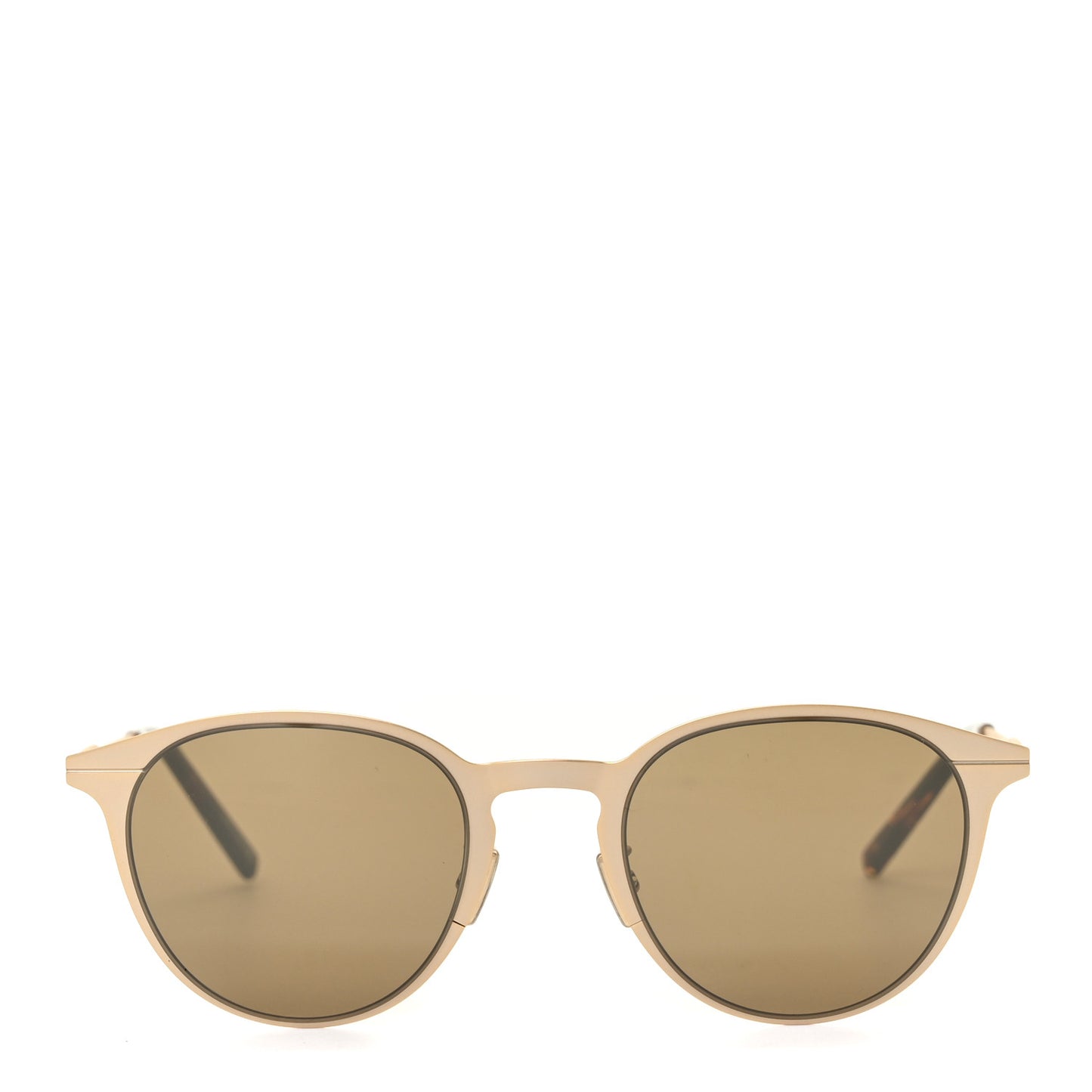 Essential 50mm Round Sunglasses Gold
