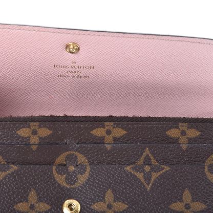 Louis Vuitton Monogram Emilie Wallet Rose Ballerine 9 of 9