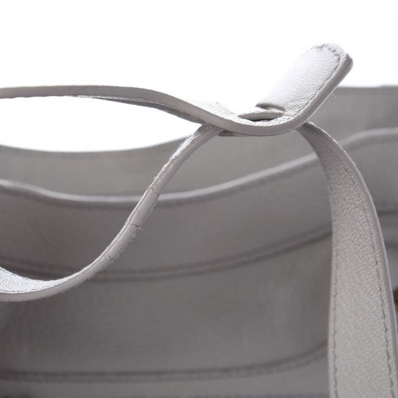 Chevre Gold Metallic Edge Hardware Velo Gris Perle