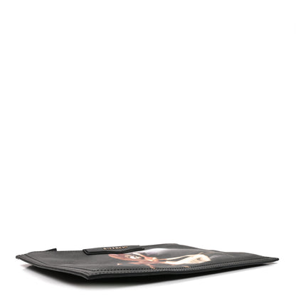 Givenchy Textured Coated Canvas Bambi Print Medium Cosmetic Pouch Black 4 of 7