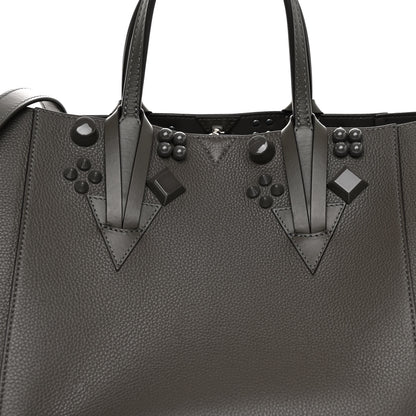 Christian Louboutin Calfskin Empire Spike Studded Small Cabachic Tote Rocket 7 of 9