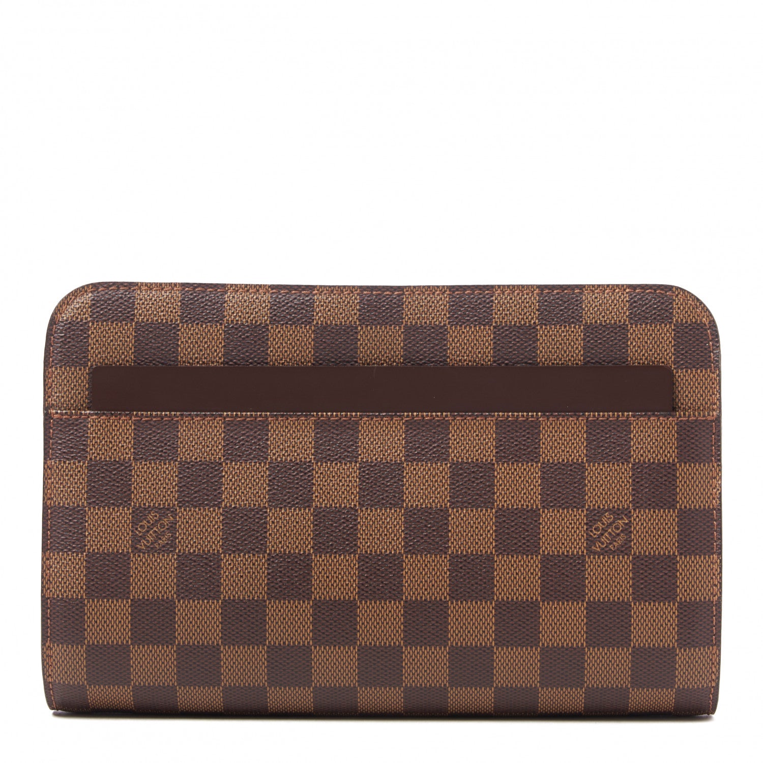 Louis Vuitton Damier Ebene Pochette Saint Louis Clutch 1 of 7