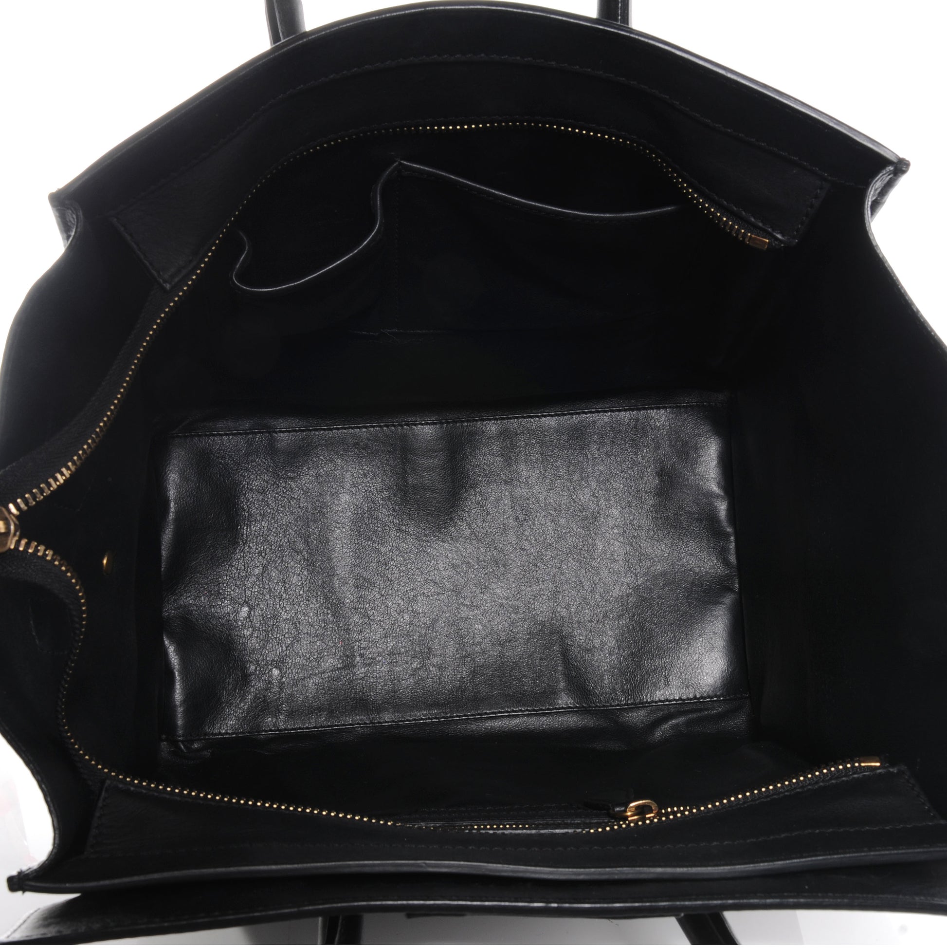 Celine Smooth Calfskin Mini Luggage Black 5 of 9