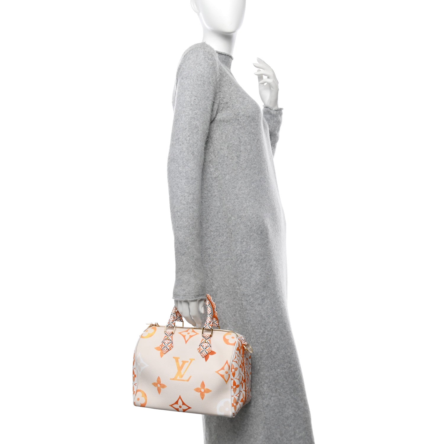 Louis Vuitton Monogram Giant By The Pool 2.0 Speedy Bandouliere 25 Beige 2 of 9