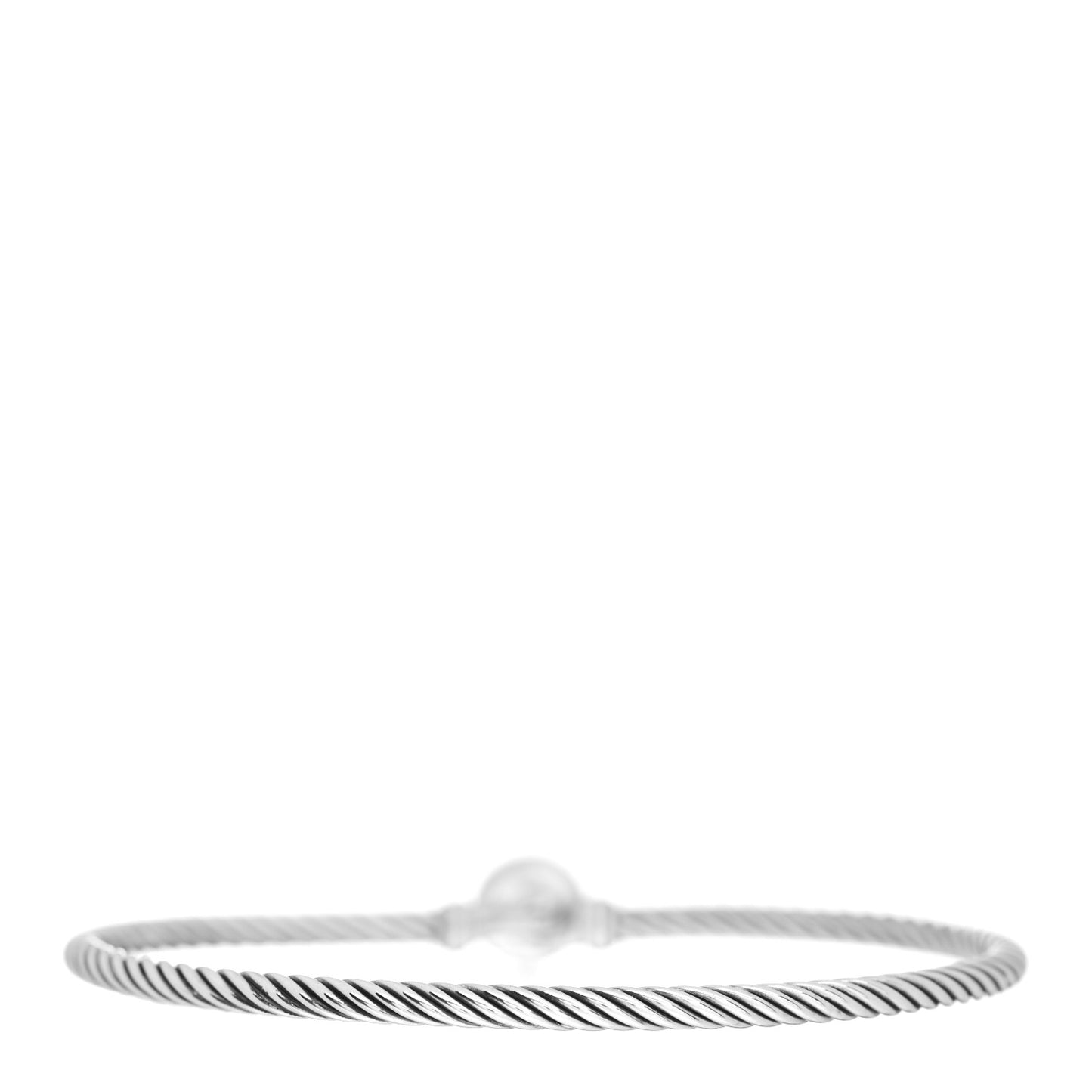 Sterling Silver Diamond 3mm Chatelaine Bracelet