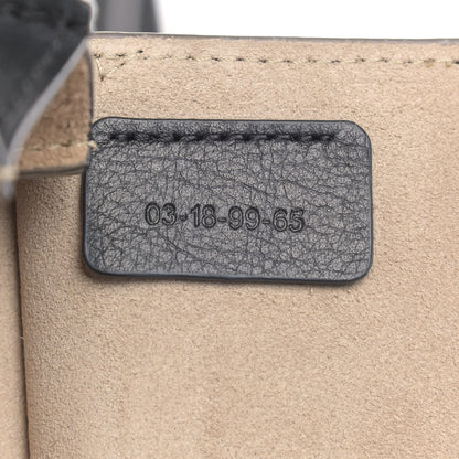 Chloe Suede Calfskin Mini Faye Bracelet Bag Black 9 of 10